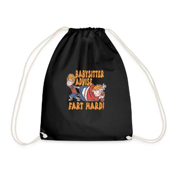 Baby-sitter - Sac de sport léger - noir - Devant
