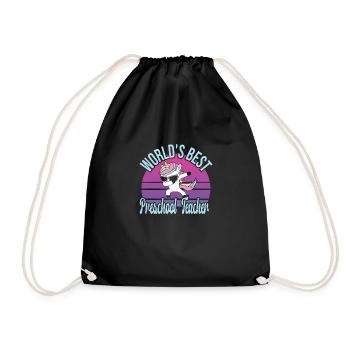 École maternelle - Sac de sport léger - noir - Devant