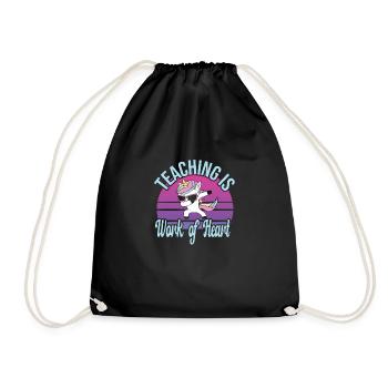 École maternelle - Sac de sport léger - noir - Devant