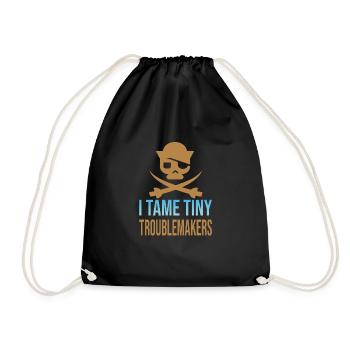 Kindergarten - Drawstring Bag - black - Front