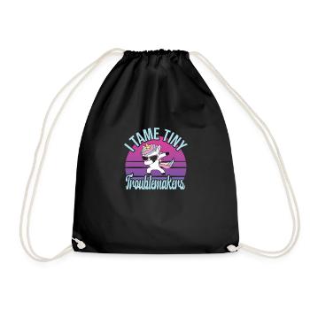 École maternelle - Sac de sport léger - noir - Devant