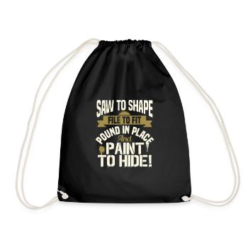 Serrurier - Sac de sport léger - noir - Devant