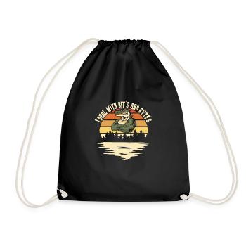 Lézard Gator - Sac de sport léger - noir - Devant