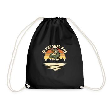 Lézard Gator - Sac de sport léger - noir - Devant