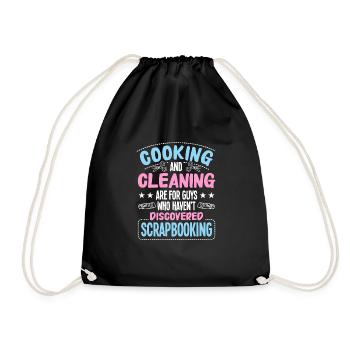 Faire de l’artisanat - Sac de sport léger - noir - Devant