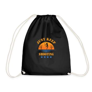 Bow Hunting - Drawstring Bag - black - Front