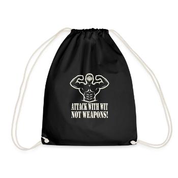 Roleplaying game - Drawstring Bag - black - Front