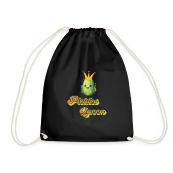 Cucumbers - Drawstring Bag - black - Front