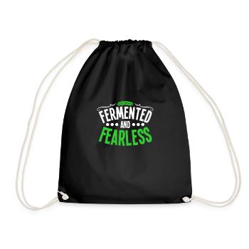 Cucumbers - Drawstring Bag - black - Front