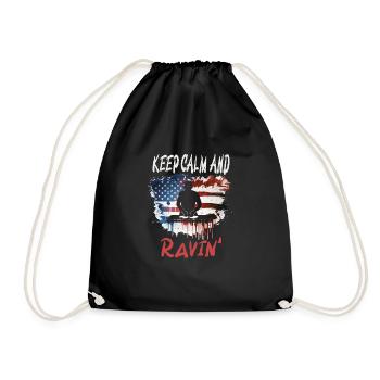 Festival - Drawstring Bag - black - Front