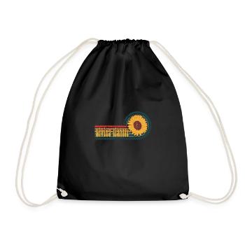 Hippy - Drawstring Bag - black - Front