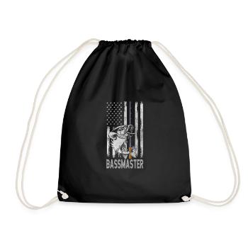 Pêche à la perche - Sac de sport léger - noir - Devant