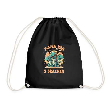 Maman - Sac de sport léger - noir - Devant