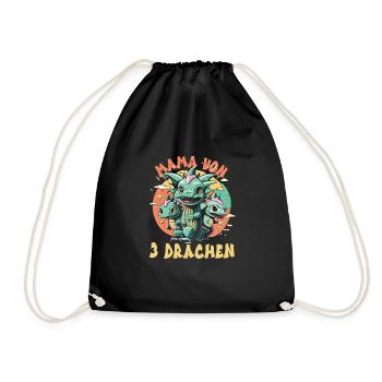 Maman - Sac de sport léger - noir - Devant