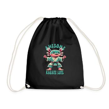 Karaté - Sac de sport léger - noir - Devant