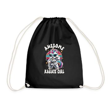 Karaté - Sac de sport léger - noir - Devant