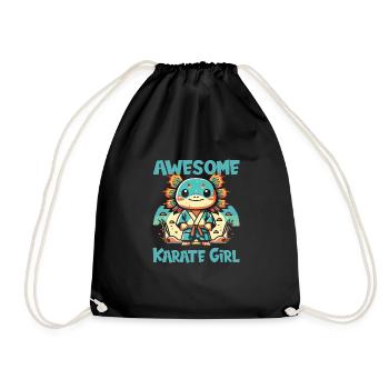 Karaté - Sac de sport léger - noir - Devant
