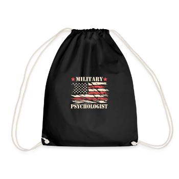 Psychologist - Drawstring Bag - black - Front