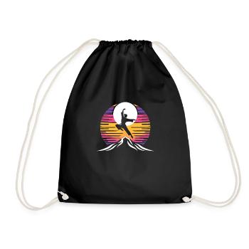 Kung Fu - Drawstring Bag - black - Front