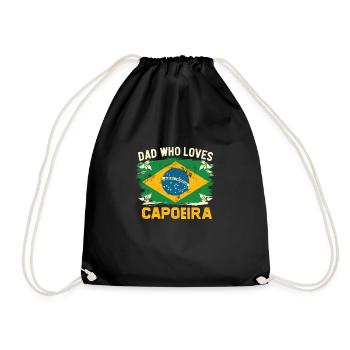 Capoeira - Turnbeutel - Schwarz - Vorne
