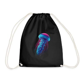 Méduse - Sac de sport léger - noir - Devant