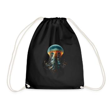 Méduse - Sac de sport léger - noir - Devant