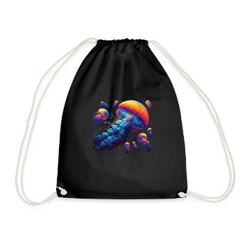 Méduse - Sac de sport léger - noir - Devant