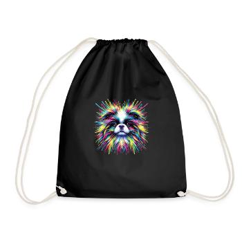 Japan Chin - Drawstring Bag - black - Front