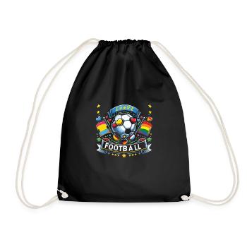 Football - Sac de sport léger - noir - Devant