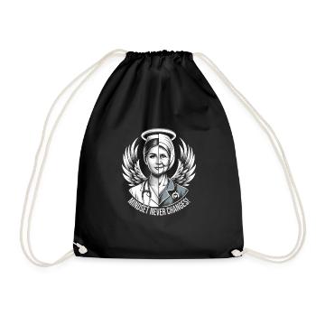Geriatric nurse - Drawstring Bag - black - Front