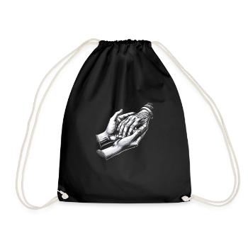 Geriatric nurse - Drawstring Bag - black - Front