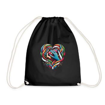 Geriatric nurse - Drawstring Bag - black - Front