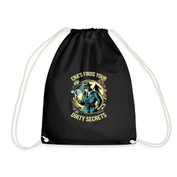 Geriatric nurse - Drawstring Bag - black - Front