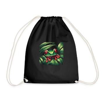 Grenouille - Sac de sport léger - noir - Devant