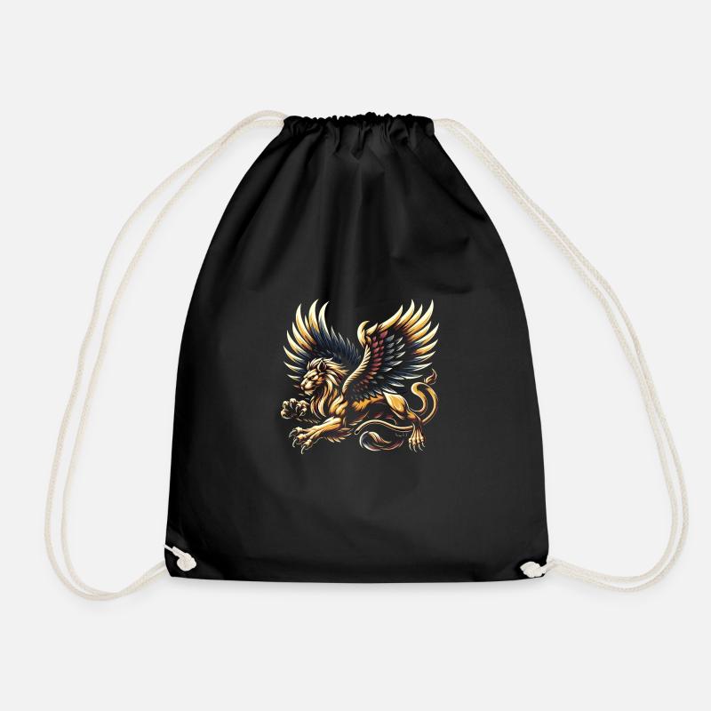 Medieval Market - Drawstring Bag - black