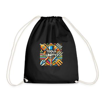 Jardin - Sac de sport léger - noir - Devant
