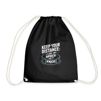 Krav Maga - Drawstring Bag - black - Front