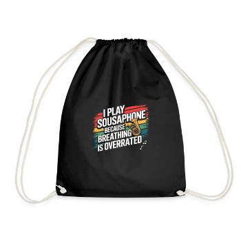 Sousaphone - Turnbeutel - Schwarz - Vorne