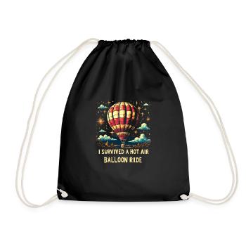 Balloon - Drawstring Bag - black - Front