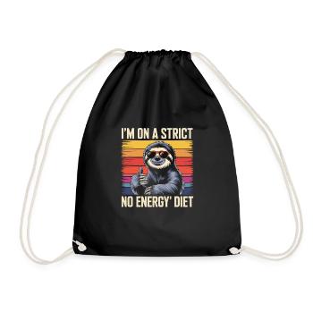 Humour de bureau - Sac de sport léger - noir - Devant