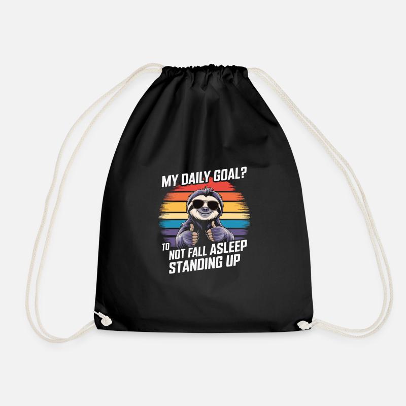 Humour de bureau - Sac de sport léger - noir