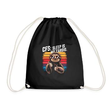 Humour de bureau - Sac de sport léger - noir - Devant