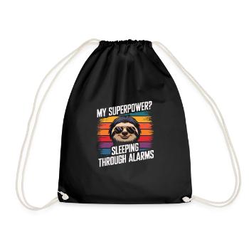 Humour de bureau - Sac de sport léger - noir - Devant