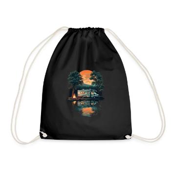 Campeur - Sac de sport léger - noir - Devant