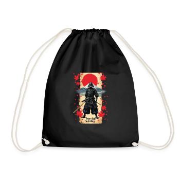 Kendo - Drawstring Bag - black - Front