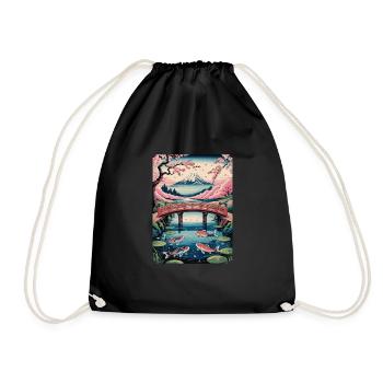 Holiday - Drawstring Bag - black - Front