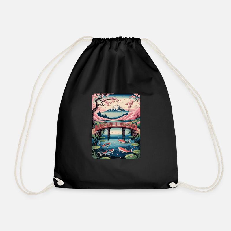 Urlaub - Turnbeutel - Schwarz