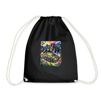 Holiday - Drawstring Bag - black - Front
