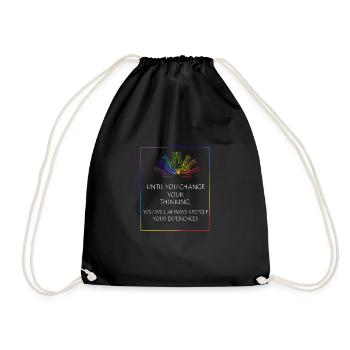 Reiki Praktiker Spirituelle Chakra Meditation - Turnbeutel - Schwarz - Vorne