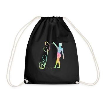 Enjoy your Sport Rhythmic Gymnastics RSG - Drawstring Bag - black - Front